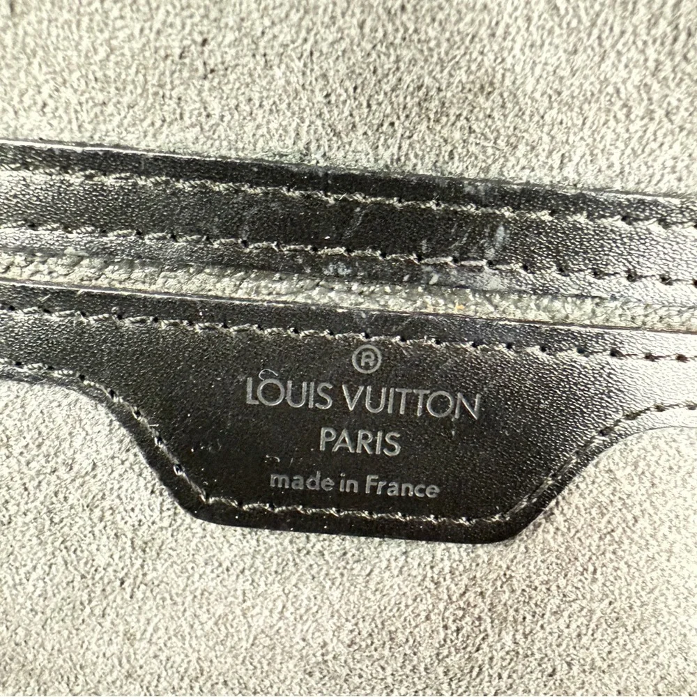 Louis Vuitton Mabillon Black Epi Leather Backpack Vintage 1998 Authentic